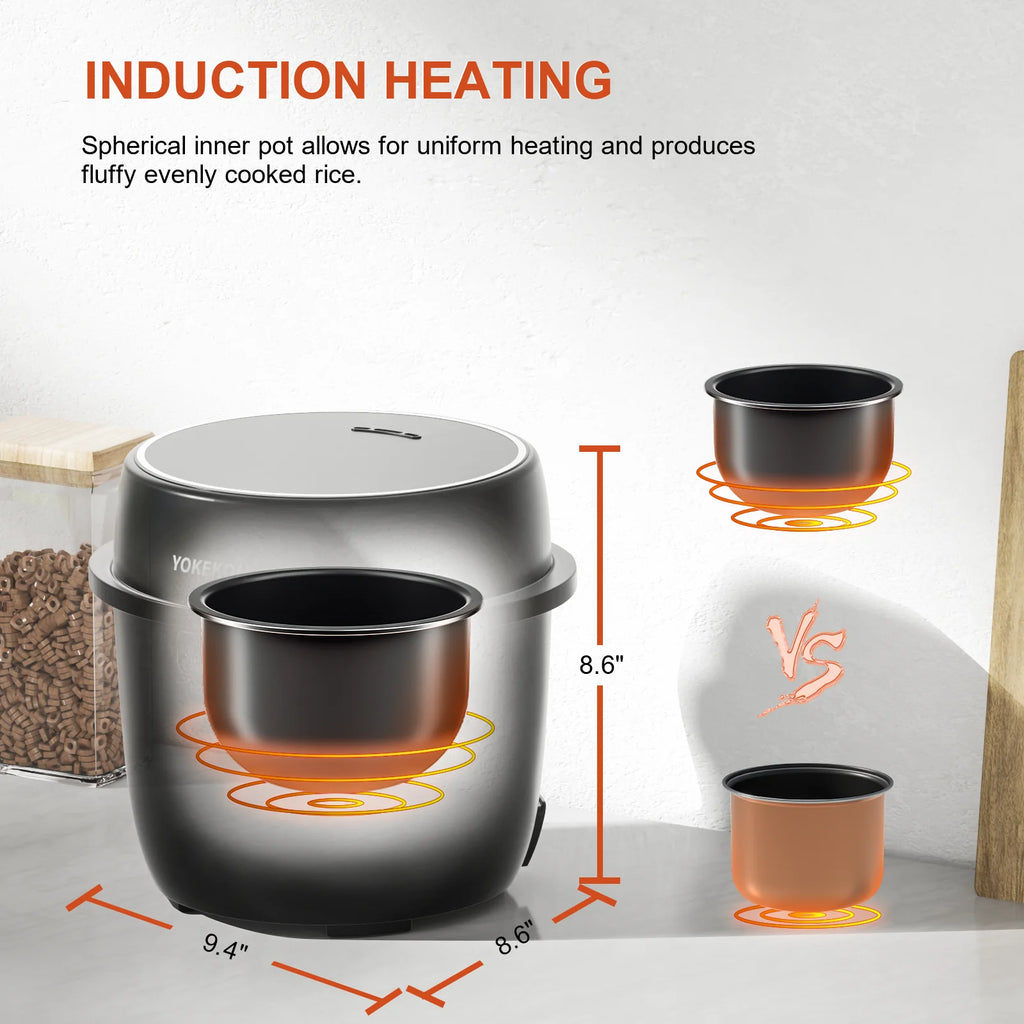 3-Cup Rice Cooker with Steamer and Delay Timer R8089