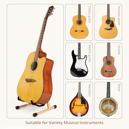 Foldable Hardwood Guitar Stand N691996