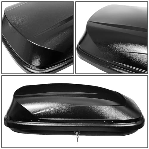 Heavy Duty Rooftop Cargo Carrier Lockable ABS, 110 LBS F238546