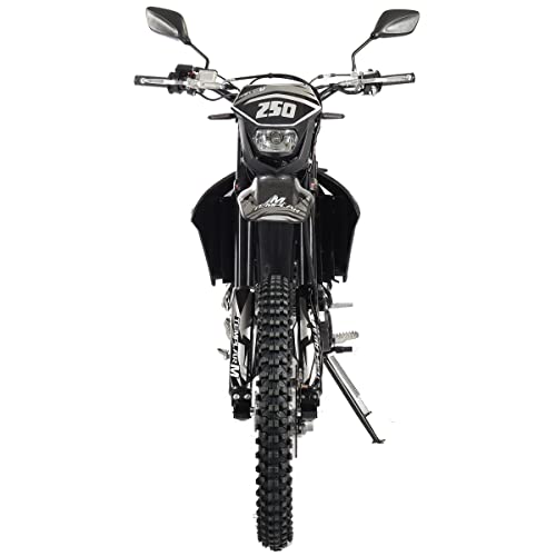 250cc Dirt Bike with 21" Front and 18" Rear Wheels, 5-Speed Manual K337471
