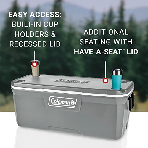 Insulated Portable Hard Cooler, Leak-Resistant, Keeps Ice up to 5 Days V620