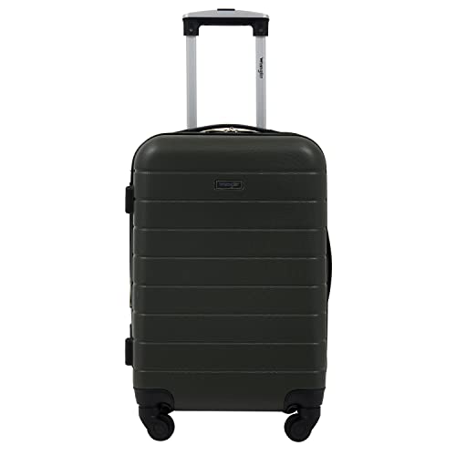 Smart Luggage Set with Cup Holder and USB Port, 20-Inch Carry-On K967