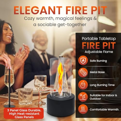 Tabletop Smokeless Fire Pit for Indoor & Outdoor Use M13509