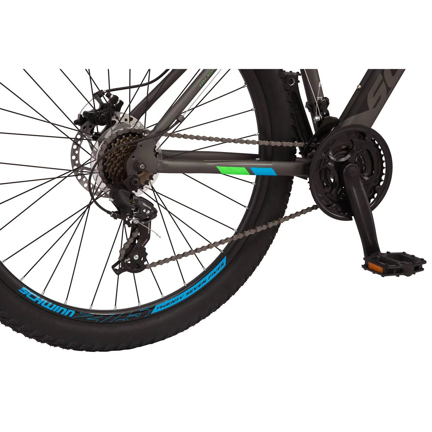 27.5" Mountain Bike, Matte Grey E9174