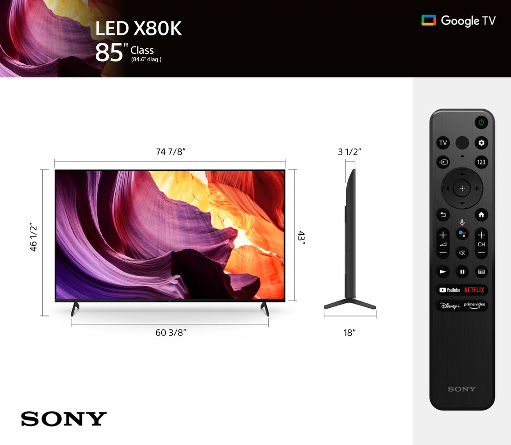 85" 4K Ultra HD LED Smart TV V438800