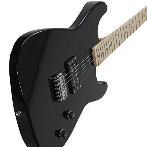 Full Size Electric Guitar with 10-Watt Amp, Black, Right Handed Beginner Kit D640