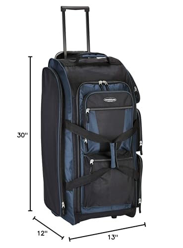 30 Inch Multi-pocket Rolling Duffel Bag C5180