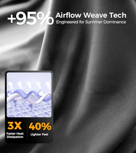 Gaming Chair Ergonomic Office Chair with Foot Rest, Breathable Fabric Computer Chair with Headrest and Lumbar Support V504535