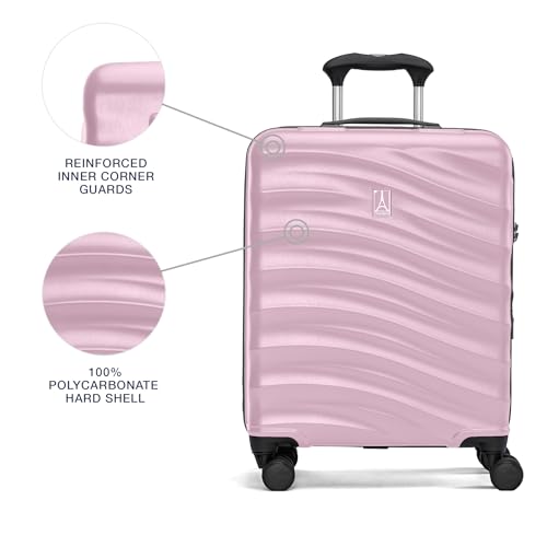 Hardside Expandable Carry-On Luggage with 8 Spinner Wheels and TSA Lock J560758