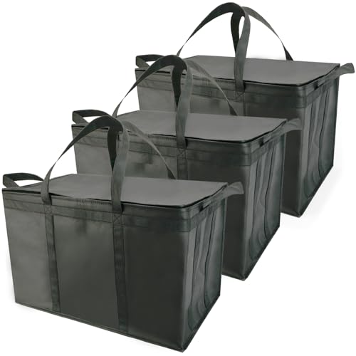 Insulated Food Delivery Bag Hot Cold Meal Carrier Cooler Tote K646948