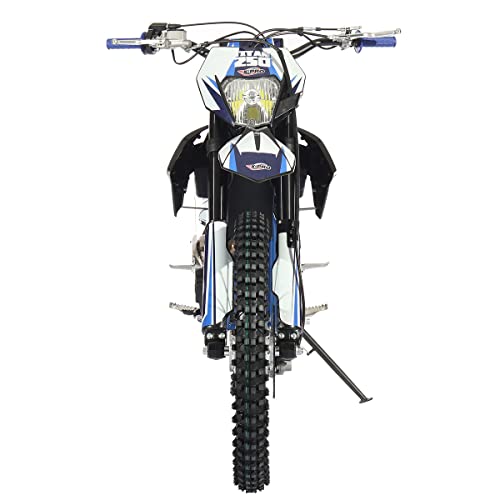 250cc Dirt Bike, 5-Speed Manual, Electric/Kick Start, 21"/18" Wheels V39817