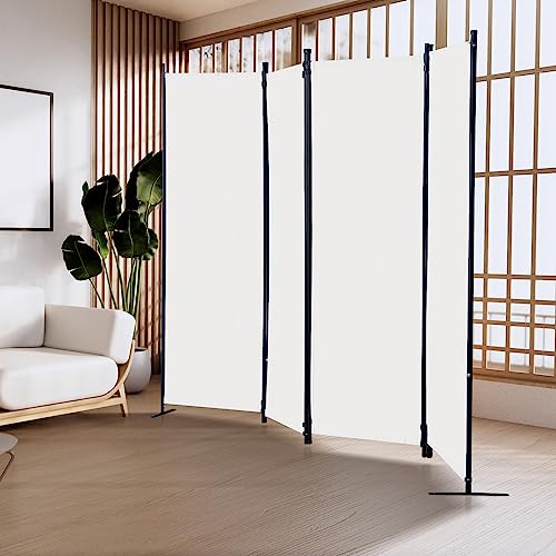 6 Panel Room Divider, Folding Privacy Screen, Freestanding Partition for Home Office P507
