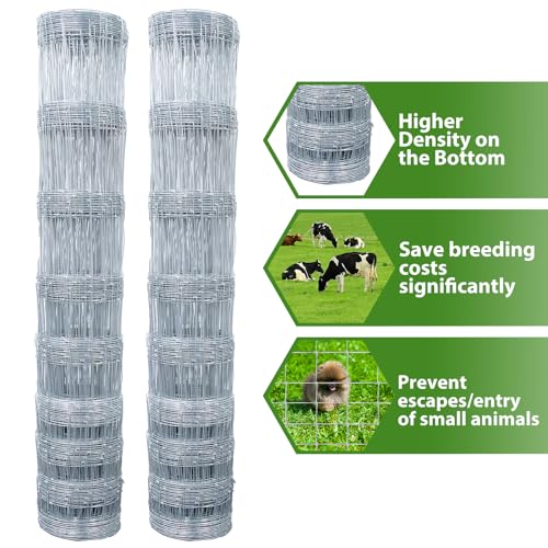 Farm Wire Fencing 4×164ft Galvanized Cattle Panel for Livestock T881949