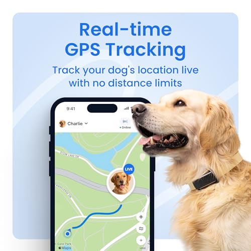 GPS Dog Tracker with Virtual Fence and Vital Signs Monitoring M60164