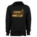 GEEK TEEZ Janeway Chakotay 2024 Original Artwork Inspired by Star Trek Men's Hoodie Black X-Large