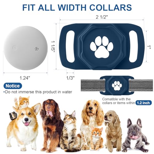 Pet Tracker for Collar with Holder, No Monthly Fee, iOS Only I2504