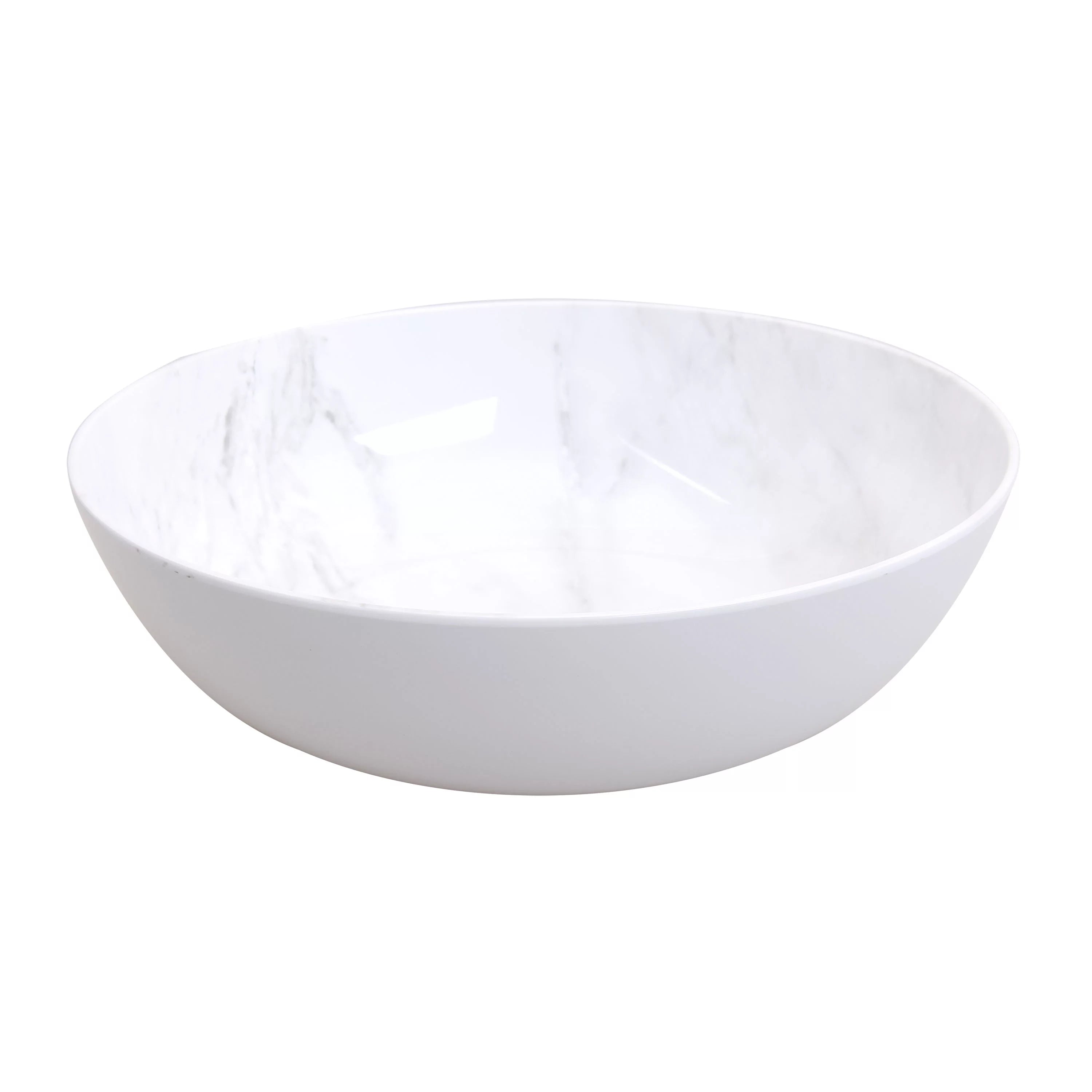 12-Piece Grey and White Marble Dinnerware Set X2249