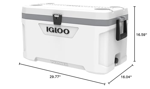 Marine Insulated Portable Hard Side Cooler Ice Chest A4496