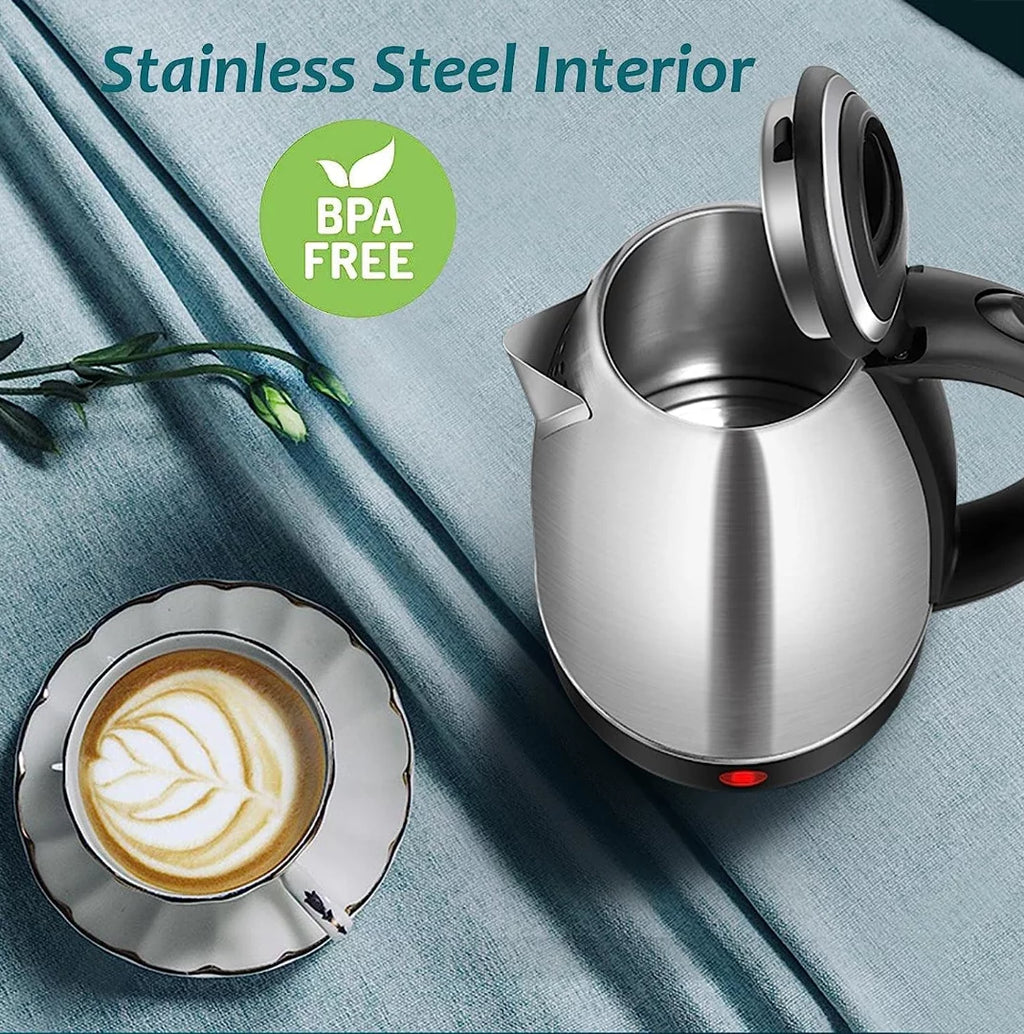 Electric Kettle 1.8L Stainless Steel, Fast Boil with Auto Shut-Off G49854