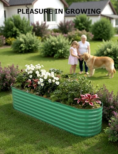 Galvanized Raised Garden Bed for Vegetables, Flowers, Outdoor D165