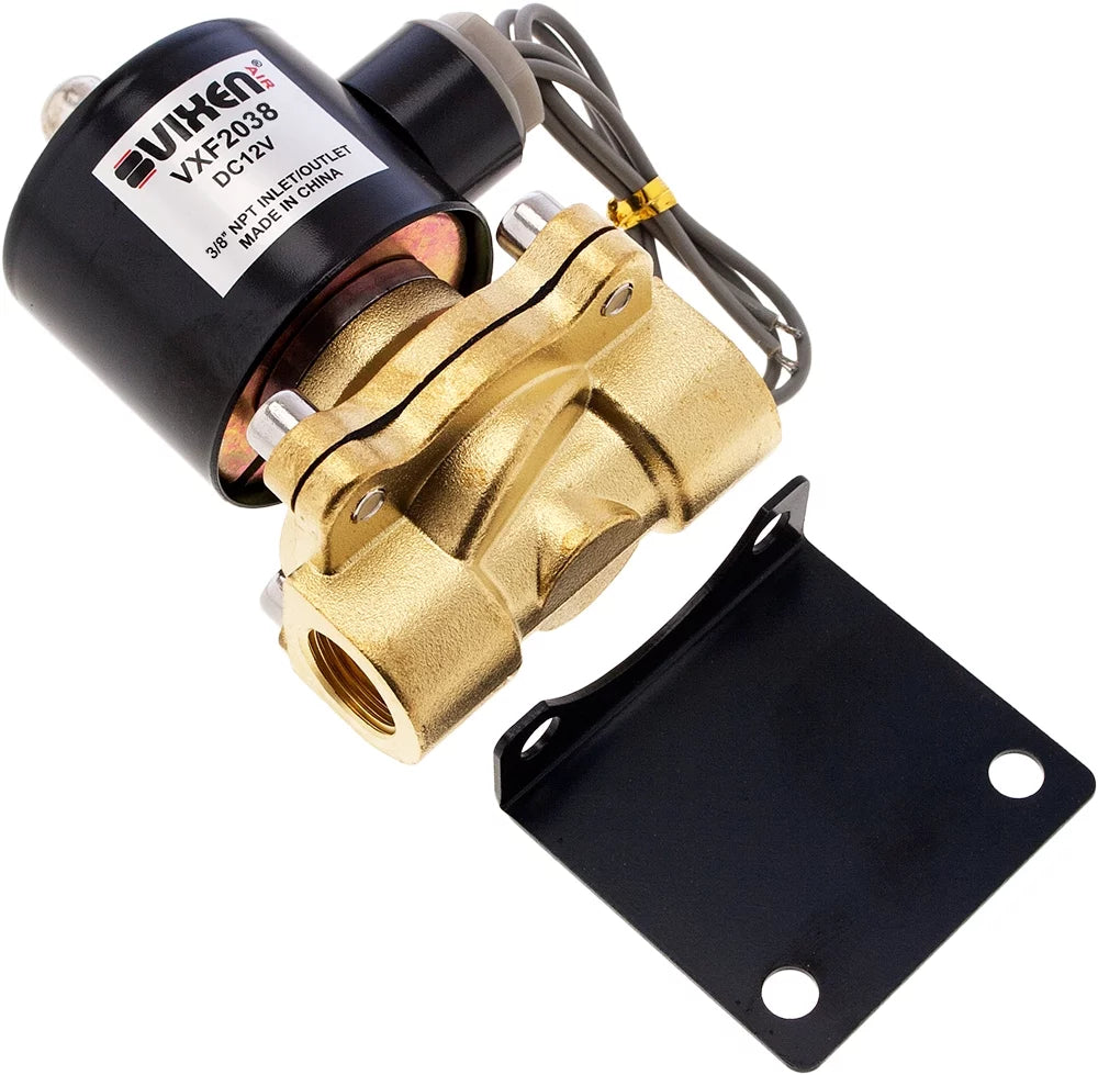 3/8" NPT Air Ride Suspension High Flow Normally Closed Electric Air Valve 210 PSI C2125