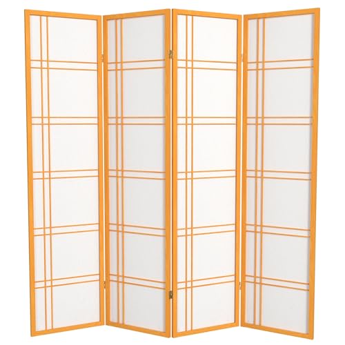 6 Panel Honey Room Divider X65165