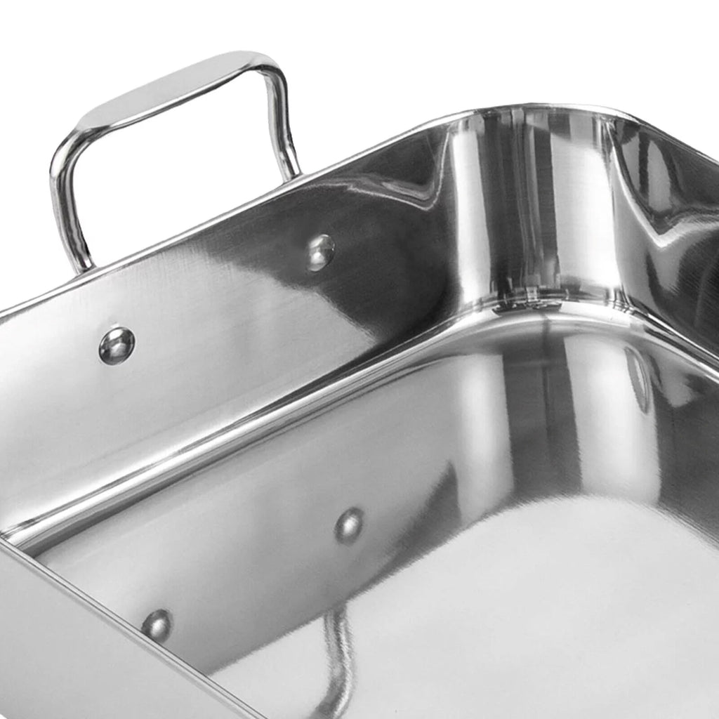 Stainless Steel Roasting Pan with Nonstick Rack, 16.5" x 12" D905332