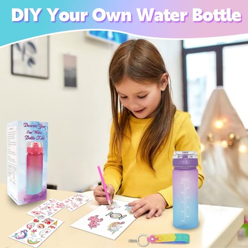 Gem Diamond Painting Water Bottle Kit for Girls D709936