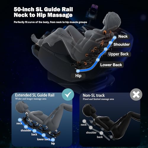 Full Body Massage Chair with Zero Gravity and Heat X854617