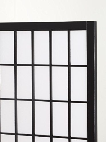 4 Panel Shoji Room Divider, Natural P768439