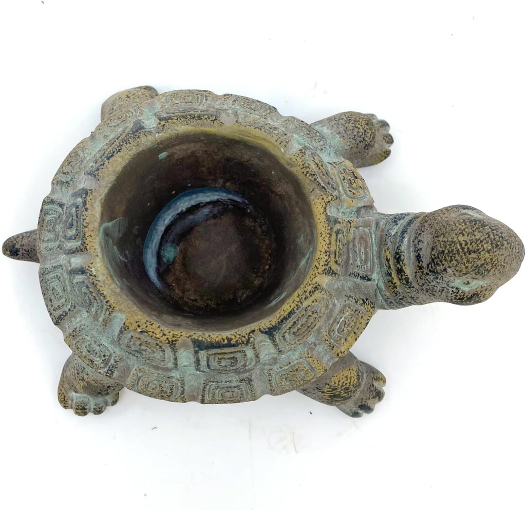 Small Cement Turtle Planter for Succulents D152