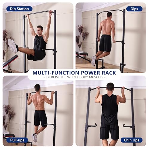 Pull Up Bar Dip Station for Home Gym Strength Training Q39888