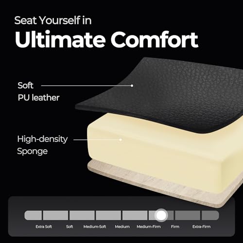 Ergonomic High Back Gaming Chair with Footrest PU Leather Recliner O1049