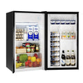 BANGSON Mini Fridge, 3.2Cu.Ft, Energy Saving, Low Noise with Reversible single door, mini fridge for Bedroom Office and Dorm, Black