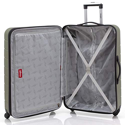 Smart Luggage Set with Cup Holder and USB Port, 20-Inch Carry-On K967
